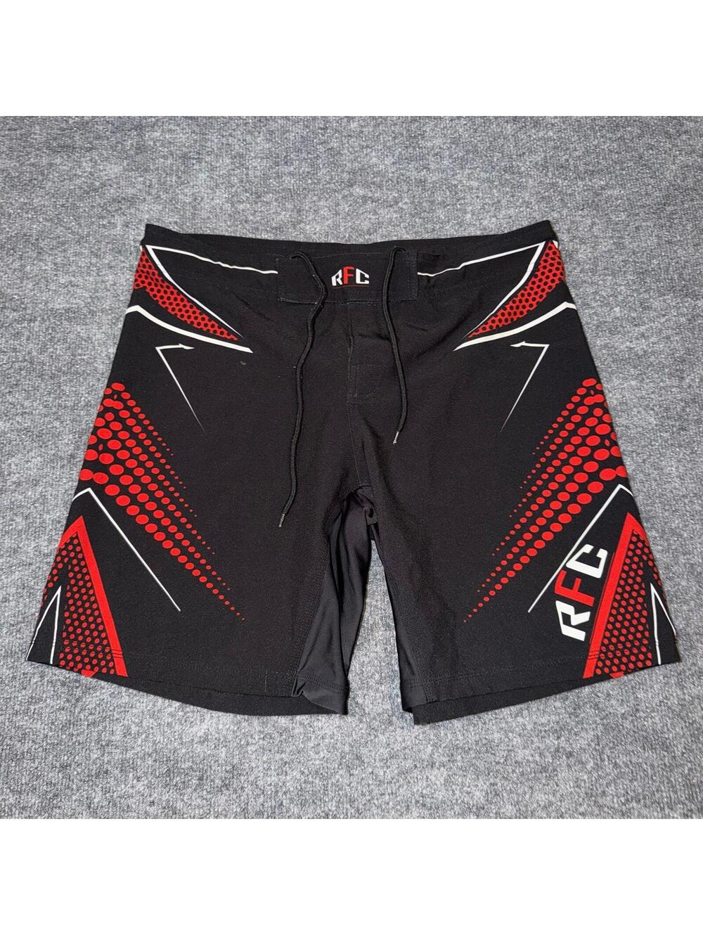 RFC Fight Shorts UFC Training Mens LG Vintage Y2K 90s Rare
